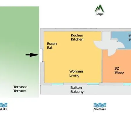 Torre Ferienwohnung Mit Garten * Сан-Сиро